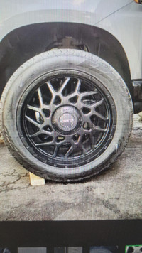 22" 6x139 rims and like new tires maybe 3000kms use