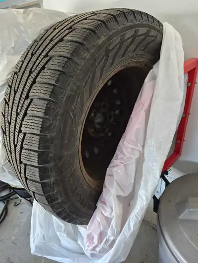 Selling a set of 4 winter tires mounted on rims. They were used on a 2013 Ford Edge and have been ve...