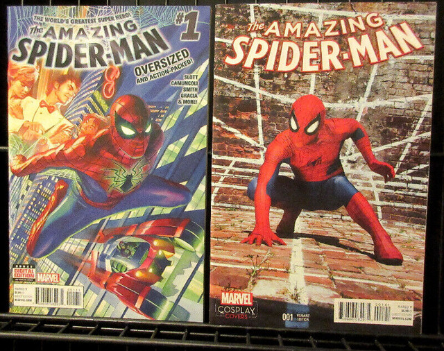 Amazing Spider-Man #1 x2 (2015) 4th series Reg & Variant Cosplay in Comics & Graphic Novels in Stratford