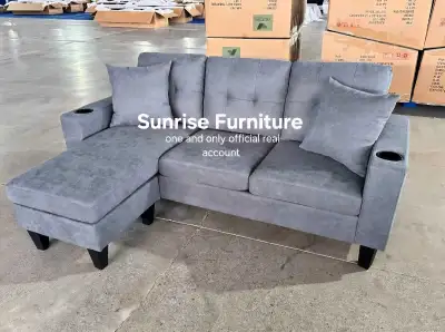 3 Seater L Shape Couch, View more