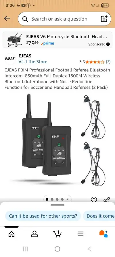 EJEAS FBIM Intercom, View more