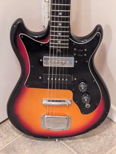 Electric Guitar Vintage Harmony H-802 1960's Made in Japan, View more