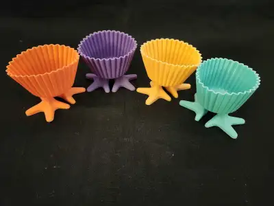 4 Euro Kitchen Silicone Chick Muffin Cups, View more