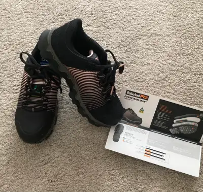 RETIRED!!! ASSORTED LADIES STEEL TOE SHOES-ASSORTED PRICES-FIRM! Photos 1-Timberland Pro Powertrain...