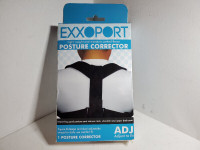 Exxoport posture corrector adjustable black brand new 36"x 43"