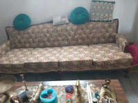Antique couch and one chair