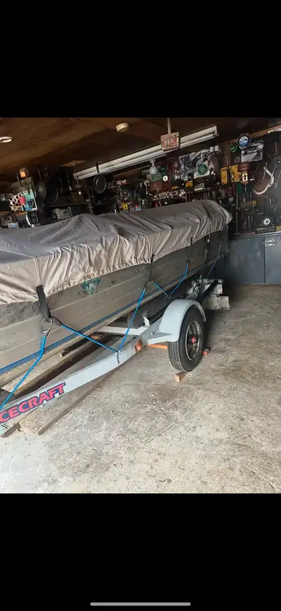 I'm selling my used boat, motor, and trailer combo. This setup is ready for the water and includes a...