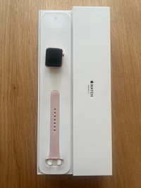 Apple Watch Series 3 and pink sand band for parts