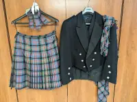 MacDonnell of Glengarry Ancient Highland Dress Outfit for Men