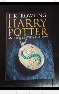 Livre de Harry Potter en anglais