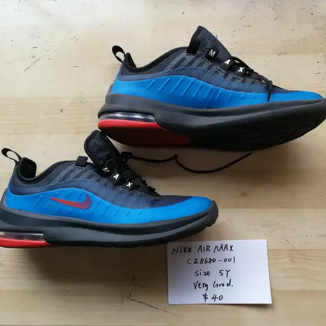 Nike Air Max Basketball Shoes Size 5Y
