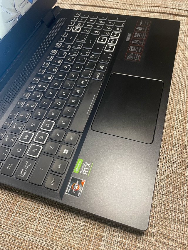 Gaming laptop Acer Nitro AN515-46 AMD6800H- RTX 3700Ti in Laptops in City of Toronto - Image 3