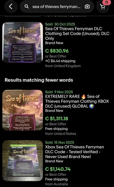 sea of thieves limited edition ferryman set, View more