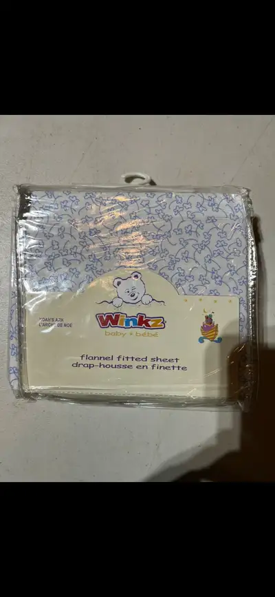 Crib Flannel Fitted Sheets Brand New, View more
