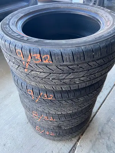 Selling a set of Toyo All Seasons with decent tread depth (See pics). Came off an older Honda CRV. H...