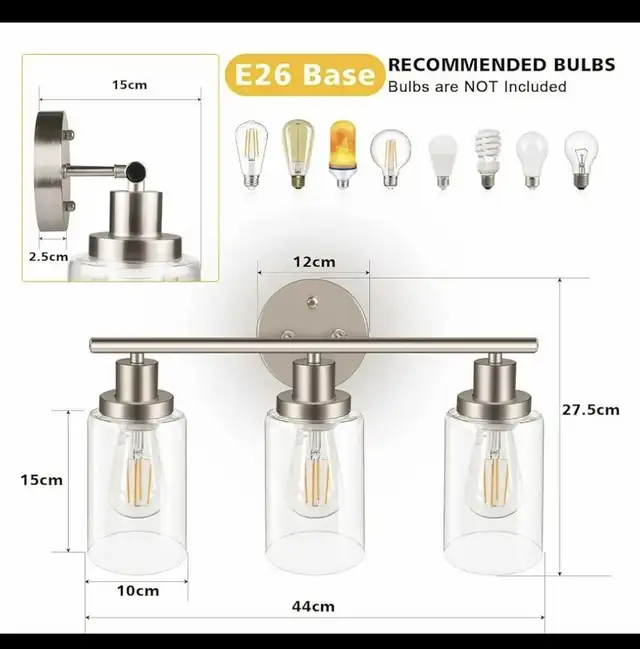 Neuf; lumière applique murale in Indoor Lighting & Fans in City of Montréal - Image 5