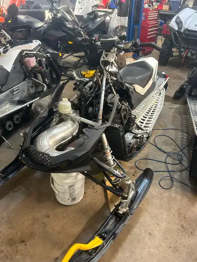 I am parting out a 2010 Skidoo REV XP 600 etec. 15x 120 pre studded 1.5” track in good shape All bog...