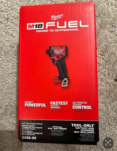 Brand new Milwaukee new gen M18 fuel brushless impact 2953-20, View more