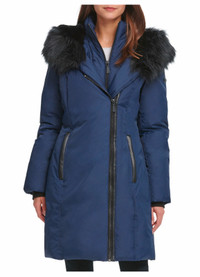 DKNY duvet manteau down parka puffer coat jacket aritzia zara