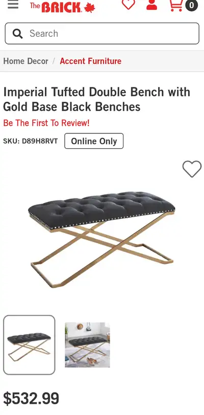 Upholstered Bench, View more