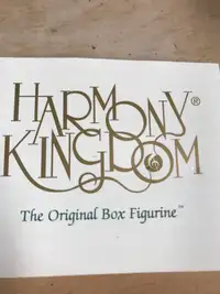 Rare Collectors Harmony Kingdom 