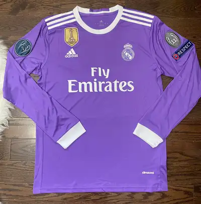 Real Madrid Retro 2016/17 Ronaldo Soccer away Jersey, View more