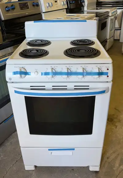 24” GE COIL TOP ELECTRIC STOVE APARTMENT SIZE , View more