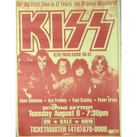 KISS concert poster