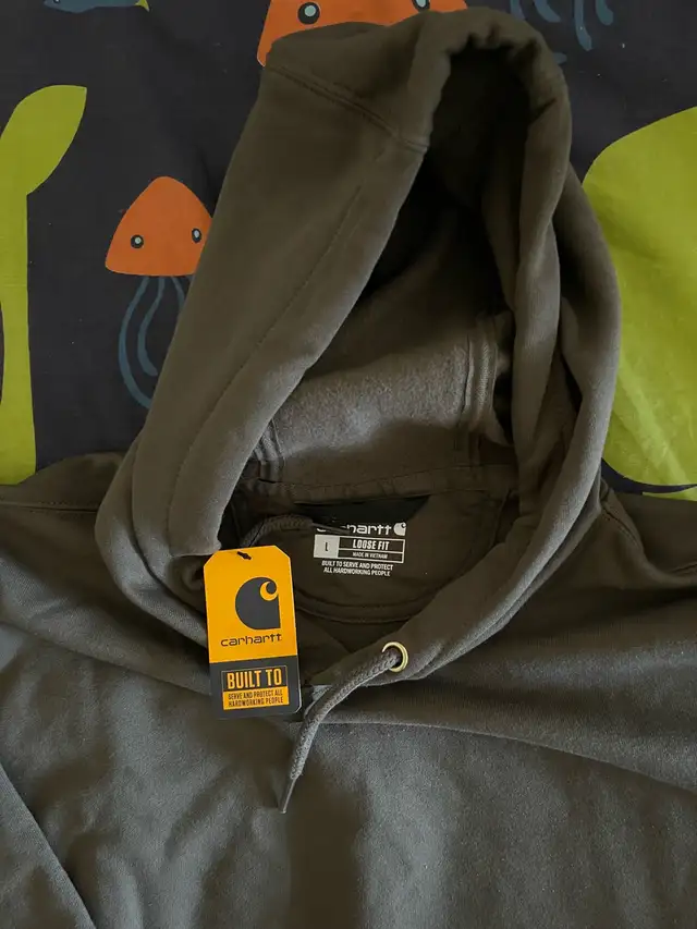 Carhartt Mens Loose Fit Midweight Logo Grphic Sweatshirt in Men's in Mississauga / Peel Region - Image 4