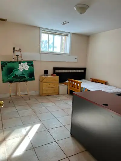 Prime Yonge/Steeles location, spacious basement apartment for rent, one room or three rooms, only 5...