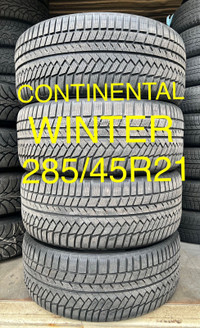 285/45R21 Continental Winter (4 Tires) 