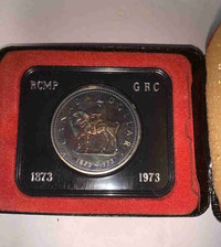 1973 RCMP Canadian Silver Dollar 