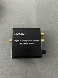 Techole Digital to Analog Audio Converter-192kHz Aluminum DAC