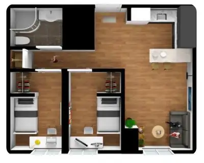 Lease takeover at HOEM on Jarvis. 2 bedroom 1 bathroom FULLY furnished, female roomate, amenities (g...