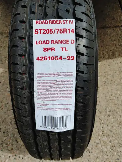 ST205/75R14. Load Range D. Brand new tire and rim. FIRM PRICE. NW pickup. No holds and no delivery....