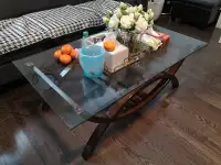 Large Glass coffee table
