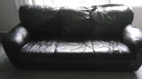 Leather couch