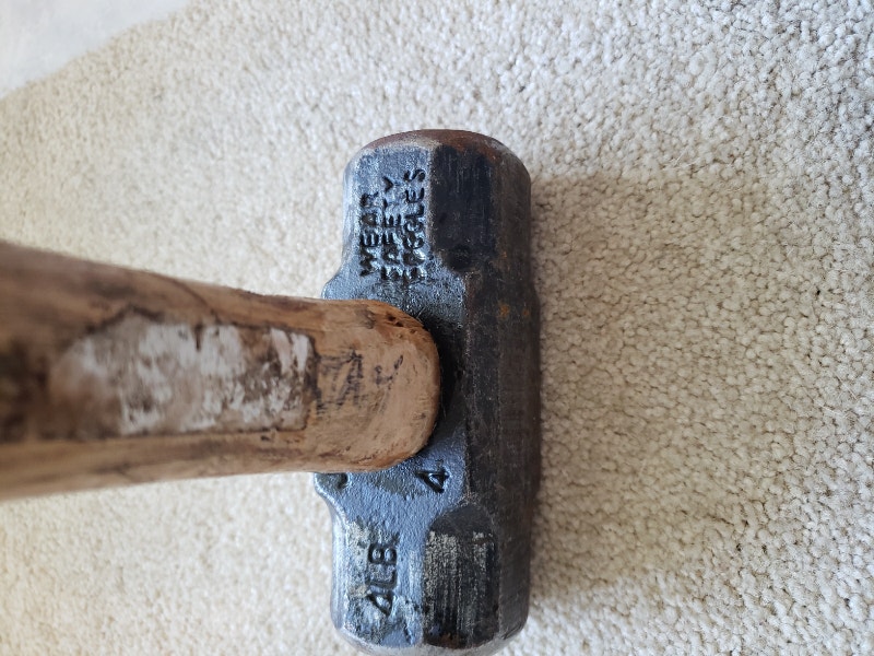 4LB STANLEY SLEDGEHAMMER . STEEL CHISELS. VISE GRIP Hand Tools City