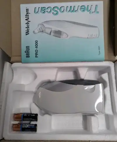 New! Welch Allyn Braun ThermoScan Pro 4000 Ear Thermometer, View more