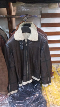 Aviator Bomber Real Leather Jackets