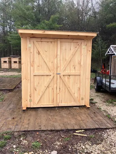 ATV storage shed, View more