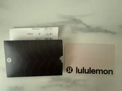 Lululemon Giftcard (437.85) *unscratched*, View more