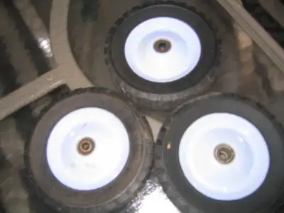Lawnmower Steel Wheels;, View more