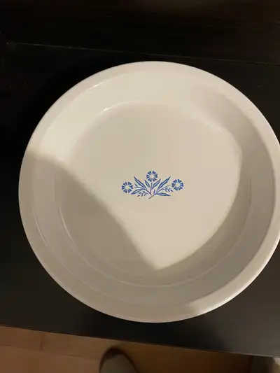 P-309	Vintage Corning Ware 9” Pie Plate with the Coneflower, View more