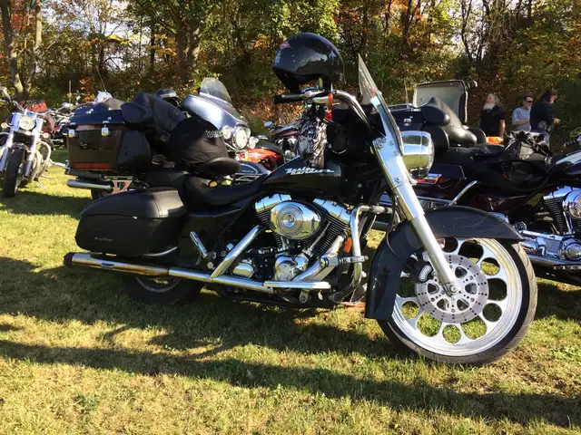 2004 HD Road King custom in Street, Cruisers & Choppers in Markham / York Region - Image 2