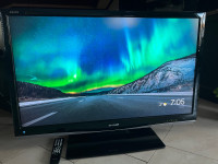 Sharp 46” LCD 1080P HDTV, 4 HDMI + Google ChromeCast = Smart TV