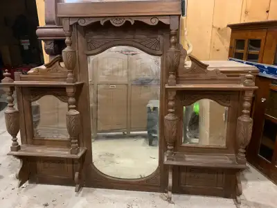 Antique Hall Mirror, View more