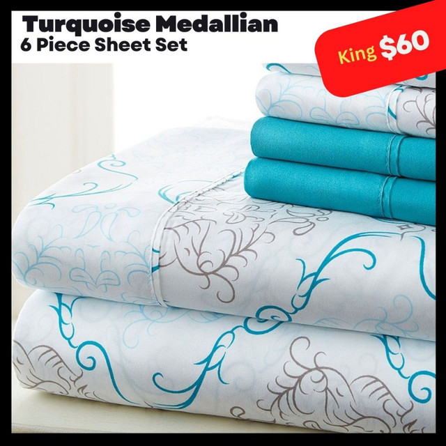 New Sheet Collection - Prices Vary(See pictures/description) in Bedding in Barrie - Image 2