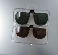 Polarized clip-Ons Sunglasses UV400 brand new $20