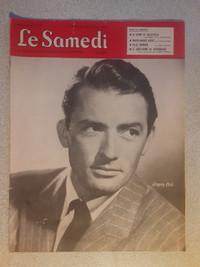 JOURNAL VINTAGE LE SAMEDI DE OCTOBRE 1952